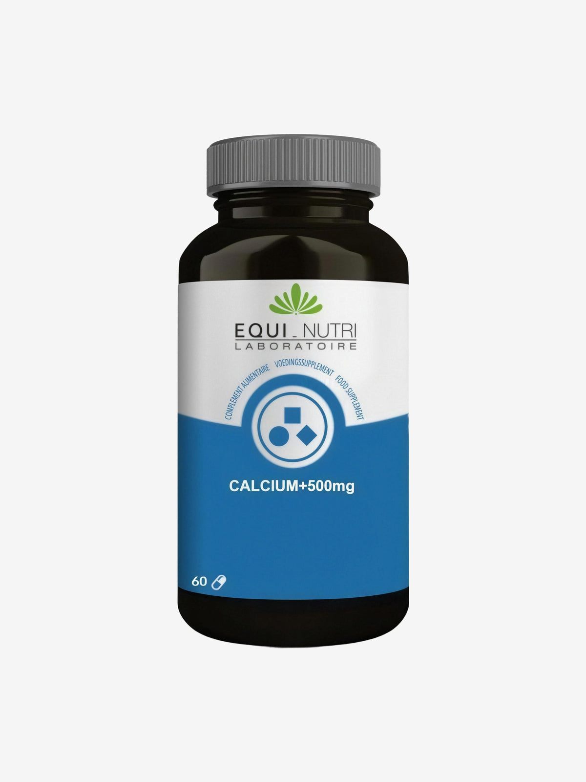 Calcium Plus 60 gélules végétales 500mg Equi Nutri - Herboristerie de Paris