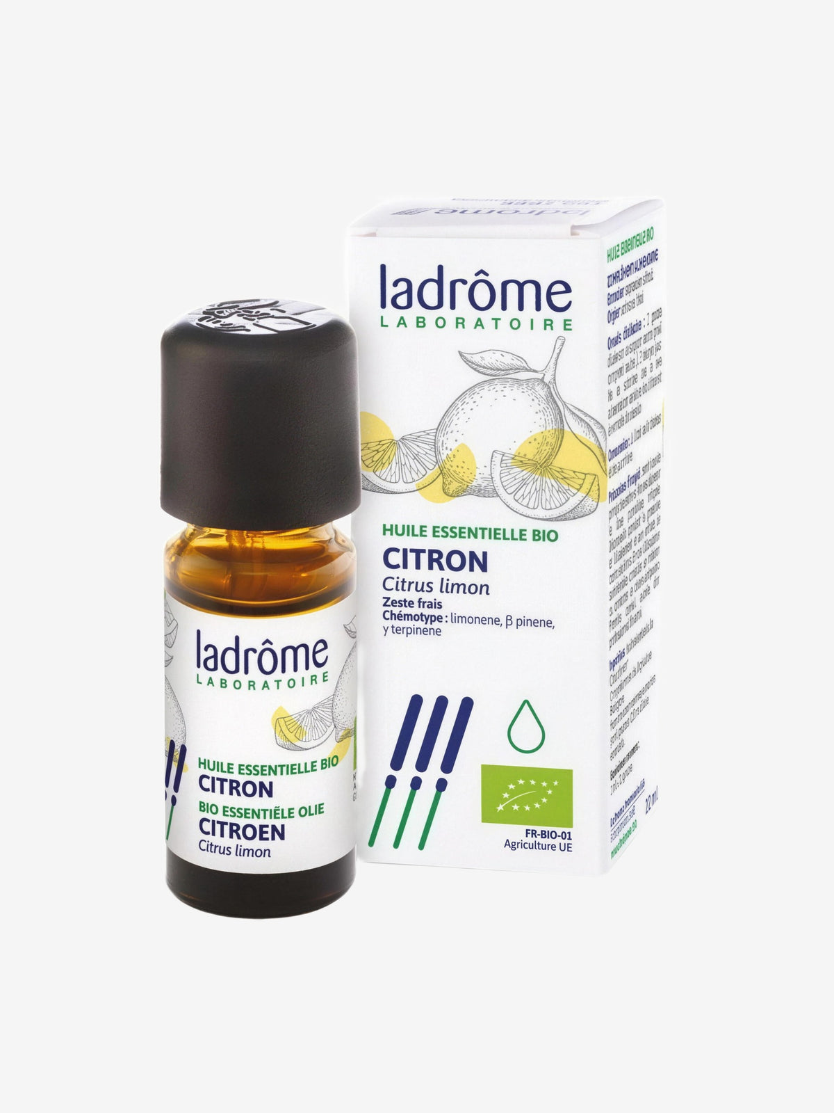 Huile essentielle de Citron bio 10ml Ladrome - Herboristerie de Paris