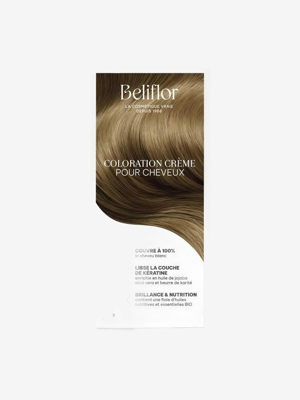 Coloration Crème pour Cheveux 08 Blond Naturel Clair Beliflor - Herboristerie de Paris