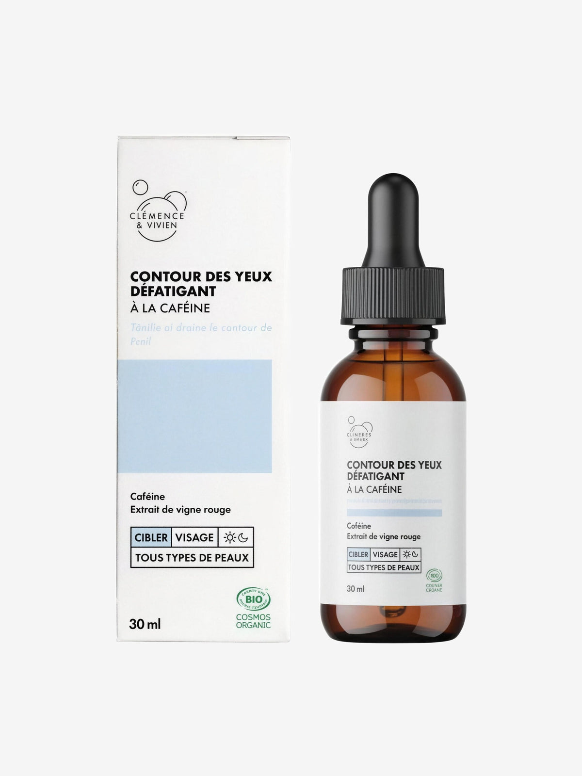 Contour des yeux défatigant 30 ml Clémence et Vivien - Herboristerie de Paris