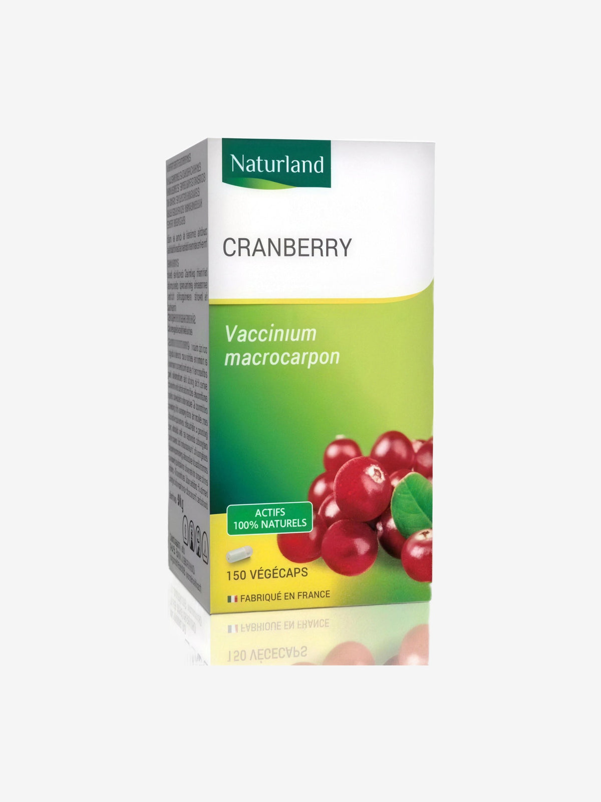 Cranberry 150 Gélules Végécaps Naturland - Herboristerie de Paris