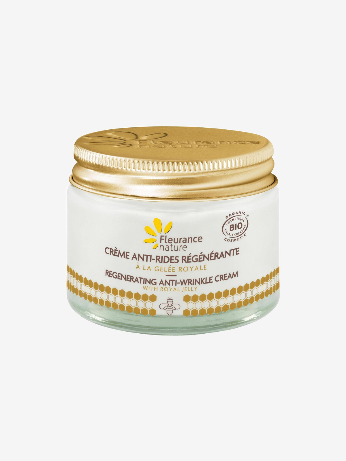 Crème antirides régénérante à la Gelée Royale Bio 50ml Fleurance Nature - Herboristerie de Paris
