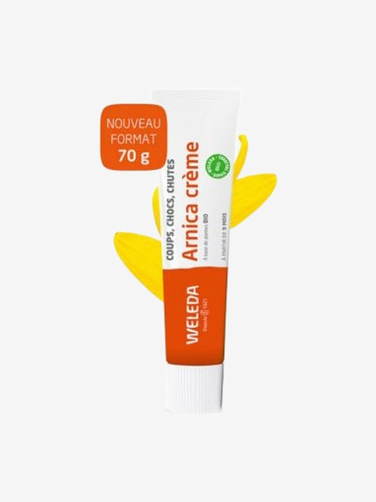 Crème Arnica coups chocs chutes 70gr Weleda - Herboristerie de Paris