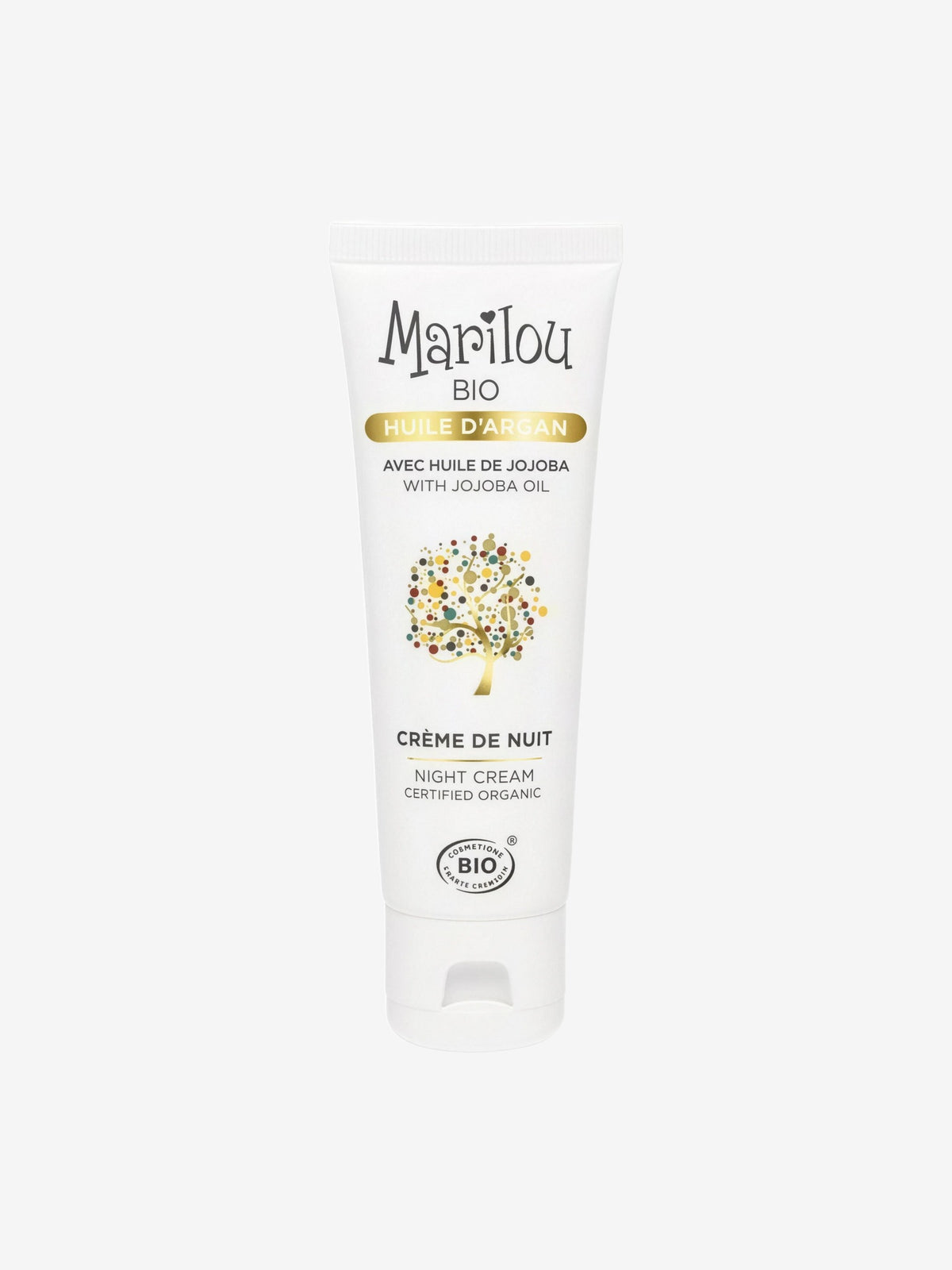 Crème de nuit à l'huile d'Argan 50ml Marilou Bio - Herboristerie de Paris