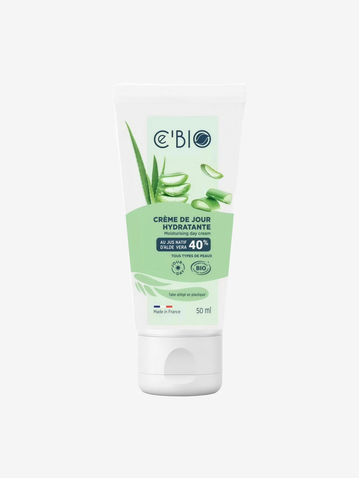 Crème hydratante visage Gel Natif Aloe vera 50 ml CÉ’BIO - Herboristerie de Paris