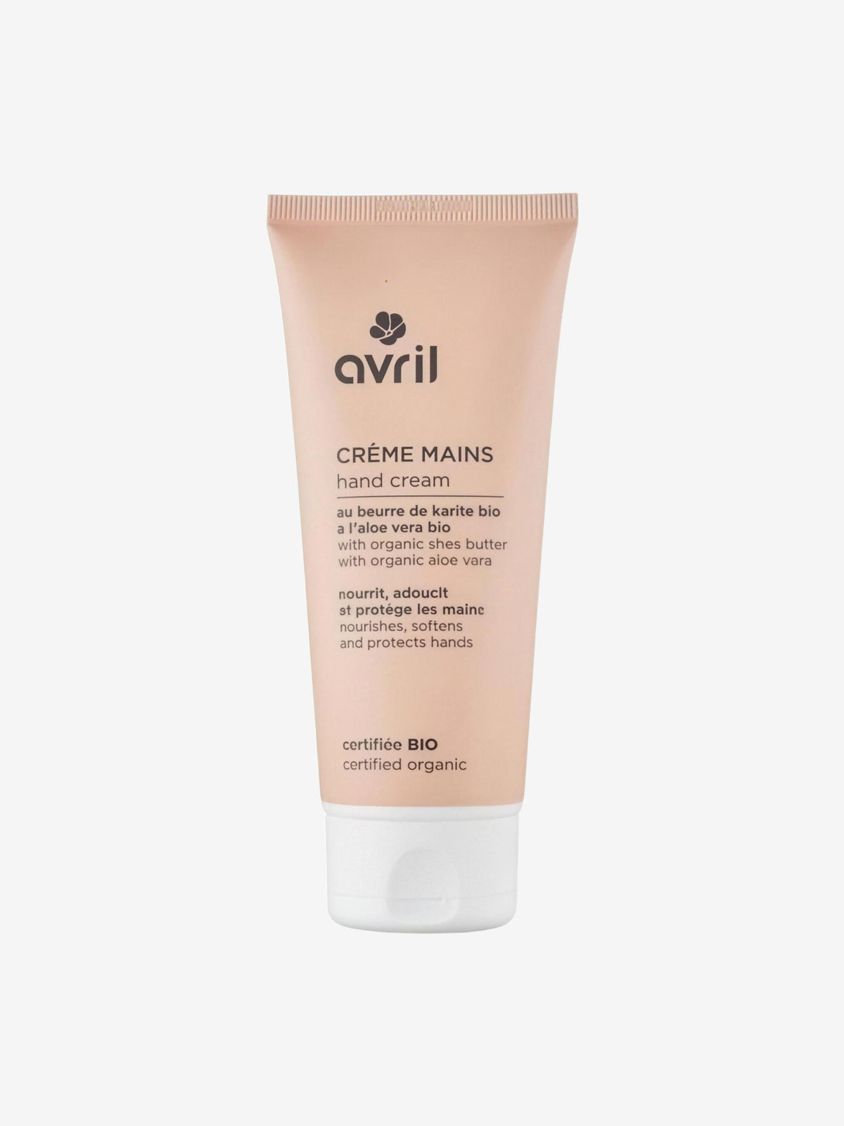 Crème mains au Beurre de Karité bio et aloe vera bio 100ml Avril - Herboristerie de Paris