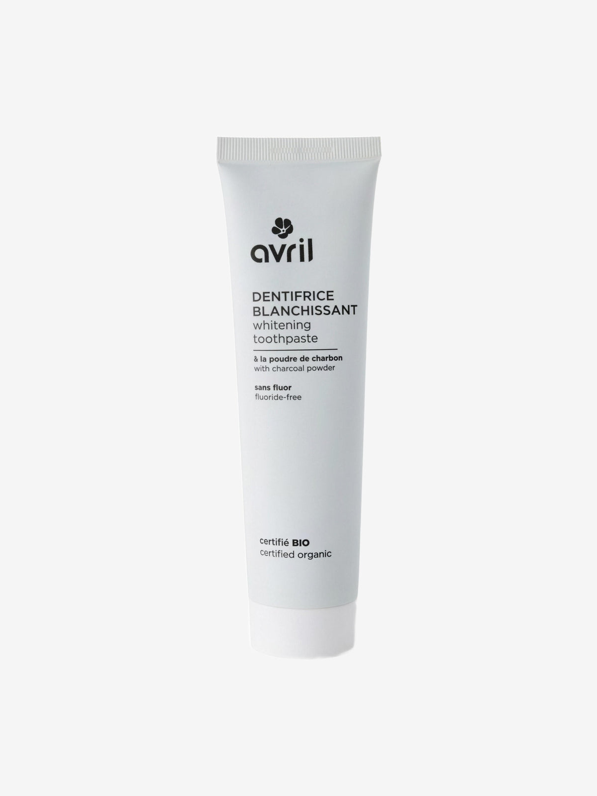Dentifrice blanchissant sans fluor 100ml Avril - Herboristerie de Paris