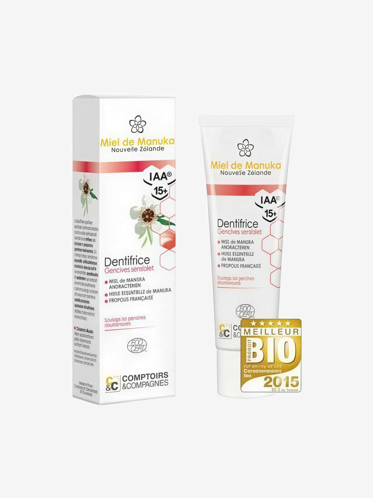 Dentifrice Gencives Sensibles Miel de Manuka IAA15 75ml Comptoirs et compagnies - Herboristerie de Paris