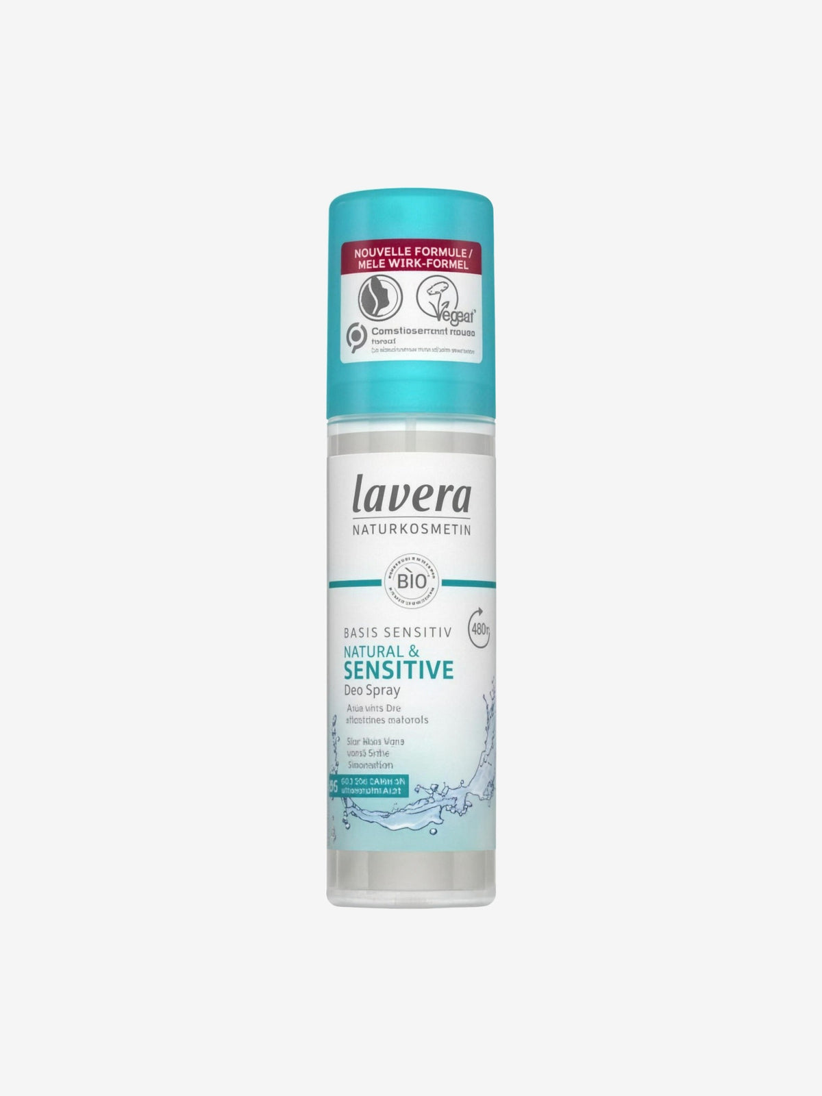 Déodorant spray Basis Sensitiv 75ml Lavera - Herboristerie de Paris