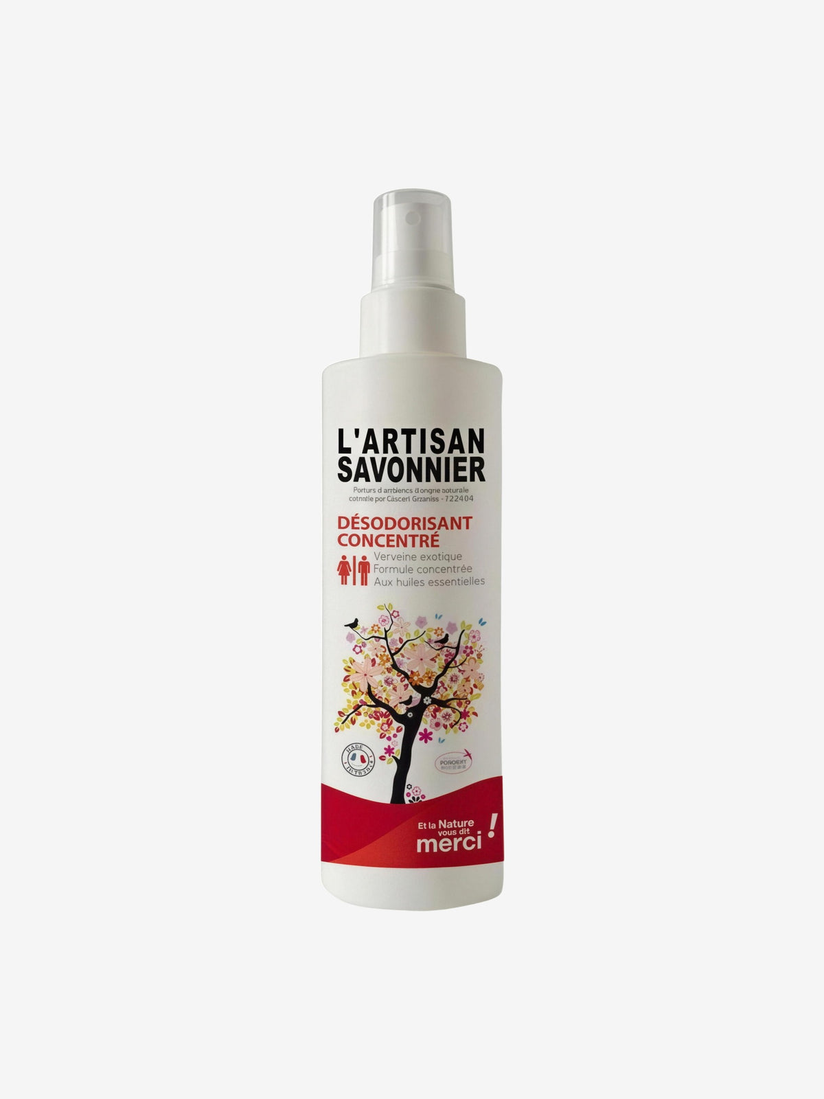 Désodorisant Concentré 250 ml L Artisan Savonnier - Herboristerie de Paris
