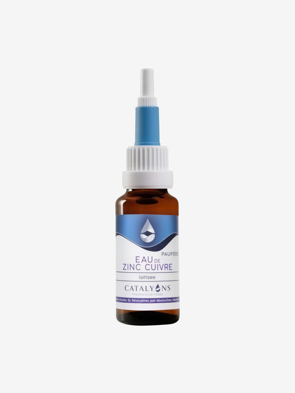 Eau de Zinc Cuivre compte gouttes de 20 ml Catalyons - Herboristerie de Paris