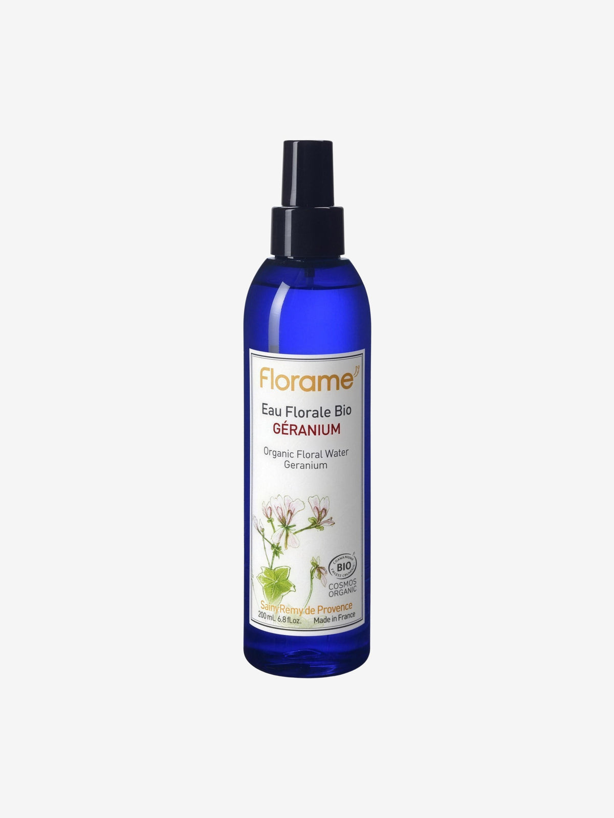 Eau florale de Géranium Bio Brumisateur 200ml Florame - Herboristerie de Paris