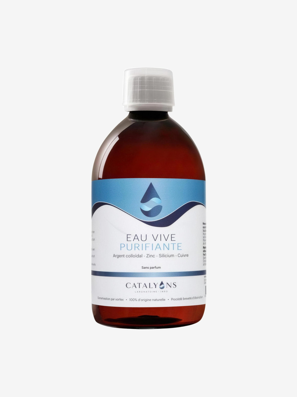 Eau vive Purifiante Recharge de 500 ml Catalyons - Herboristerie de Paris