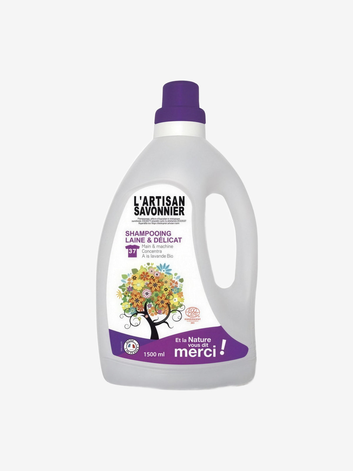 Entretien Shampooing Laine et Délicat 1500ml L Artisan Savonnier - Herboristerie de Paris
