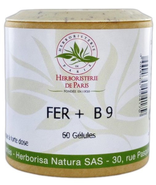 Fer plus B9 60 gélules Herboristerie de Paris - Herboristerie de Paris