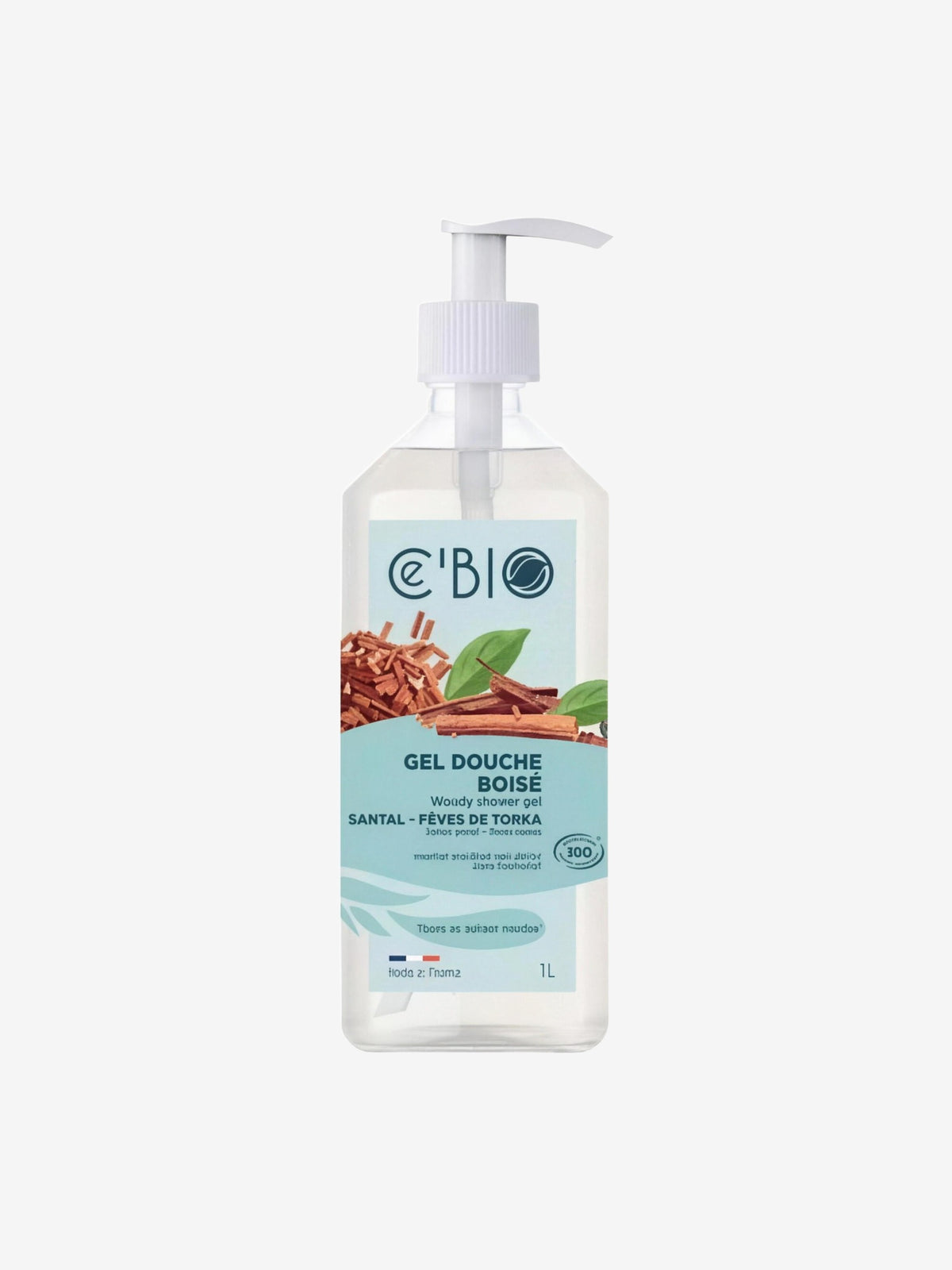 Gel douche Boisé Santal et Féves de Tonka 1L Ce'bio - Herboristerie de Paris