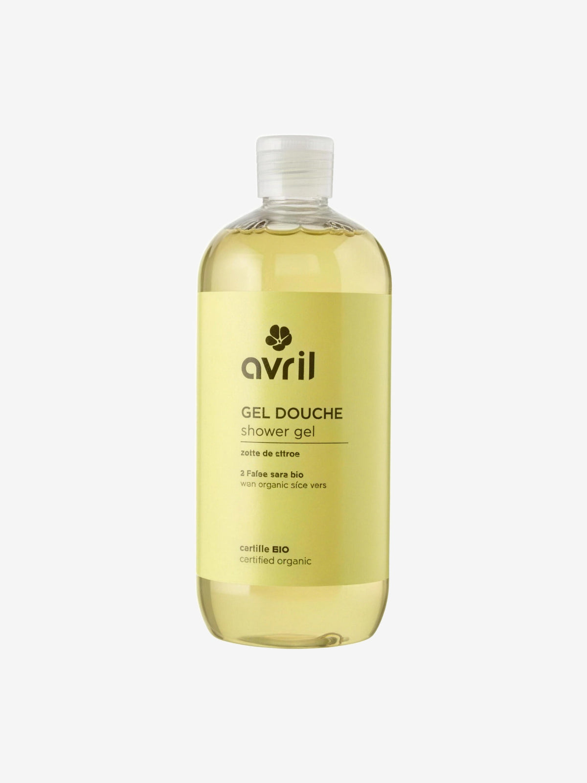 Gel douche citron 500m Avril - Herboristerie de Paris