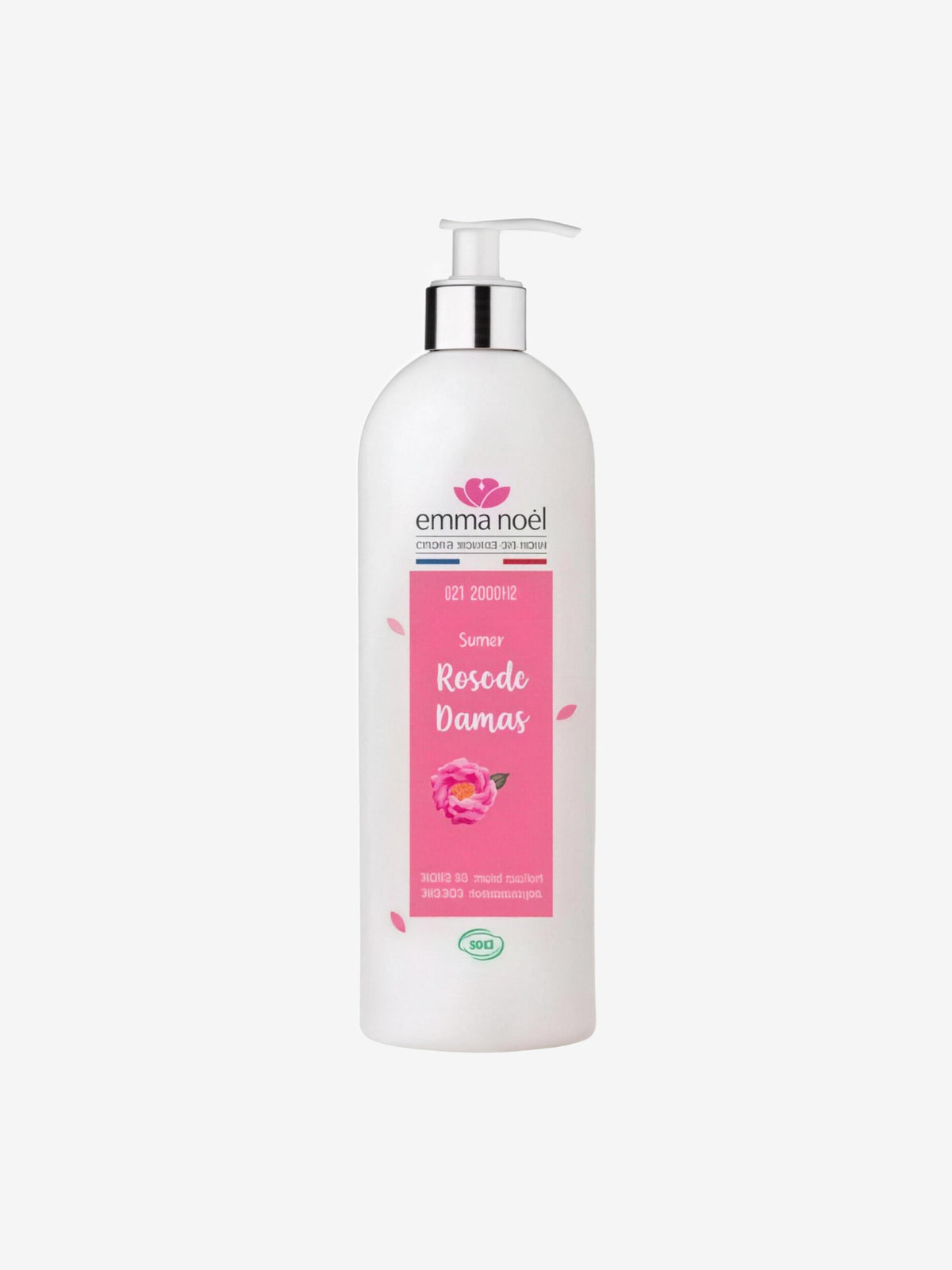 Gel Douche Rose de Damas 1L Emma Noël - Herboristerie de Paris