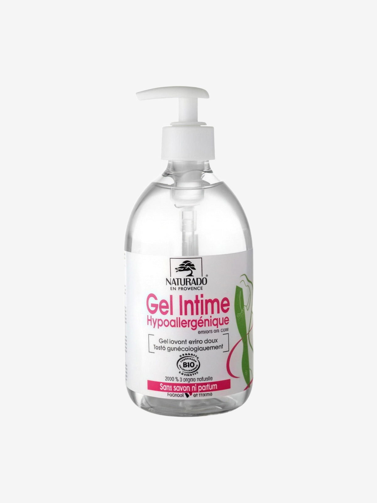 Gel intime hypoallergénique 500ml Naturado - Herboristerie de Paris
