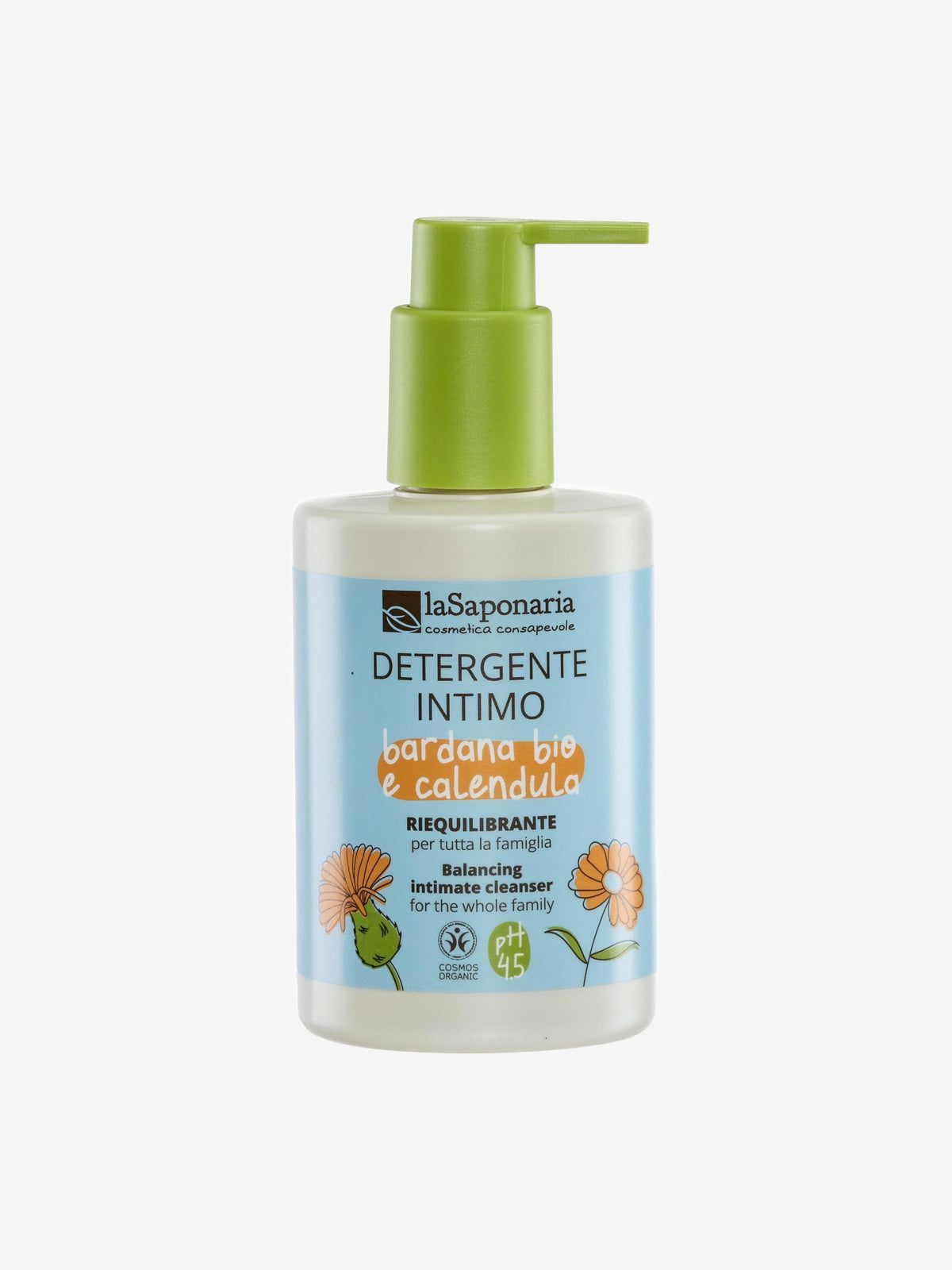 Gel Nettoyant Intime Bardane Calendula 200ml La Saponaria - Herboristerie de Paris