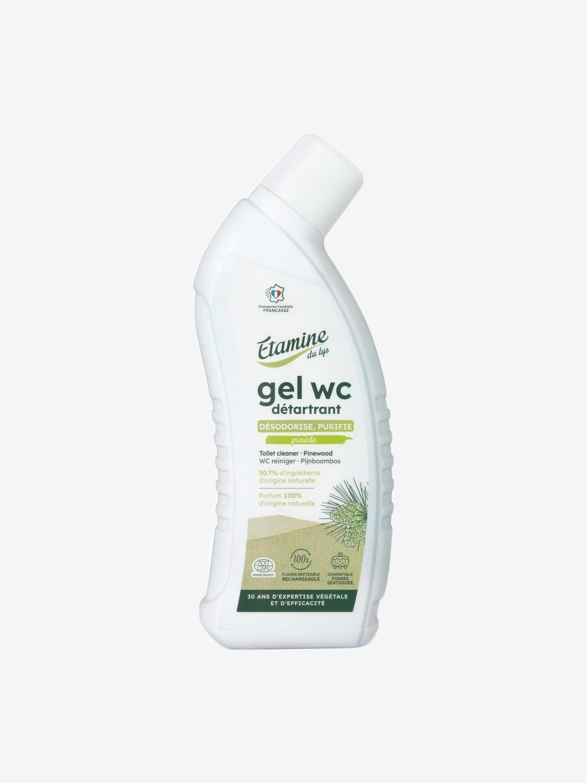 Gel WC détartrant senteur pinède 750ml Etamine du Lys - Herboristerie de Paris