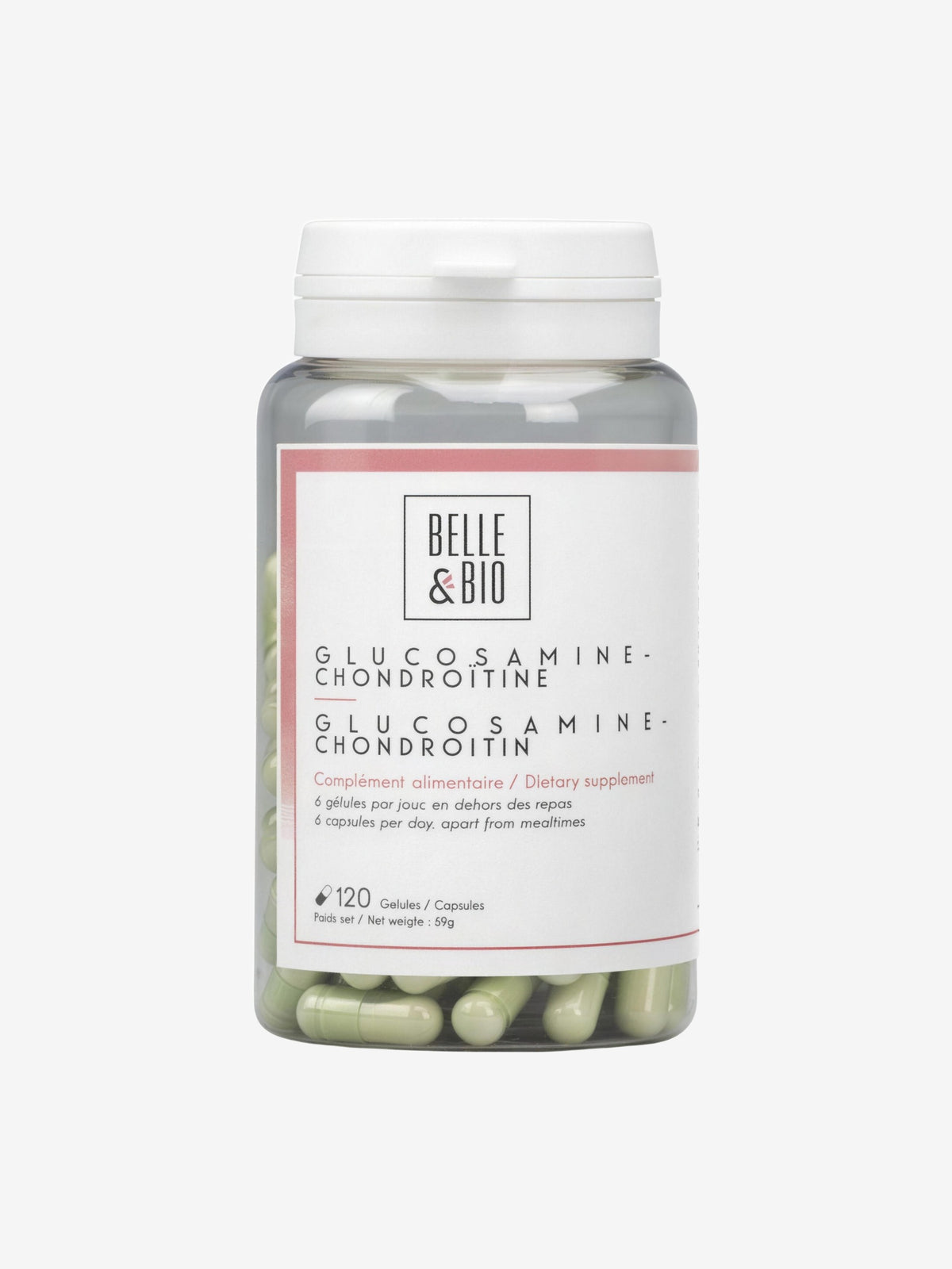 Glucosamine et Chondroïtine naturels 120 gélules Belle et Bio - Herboristerie de Paris