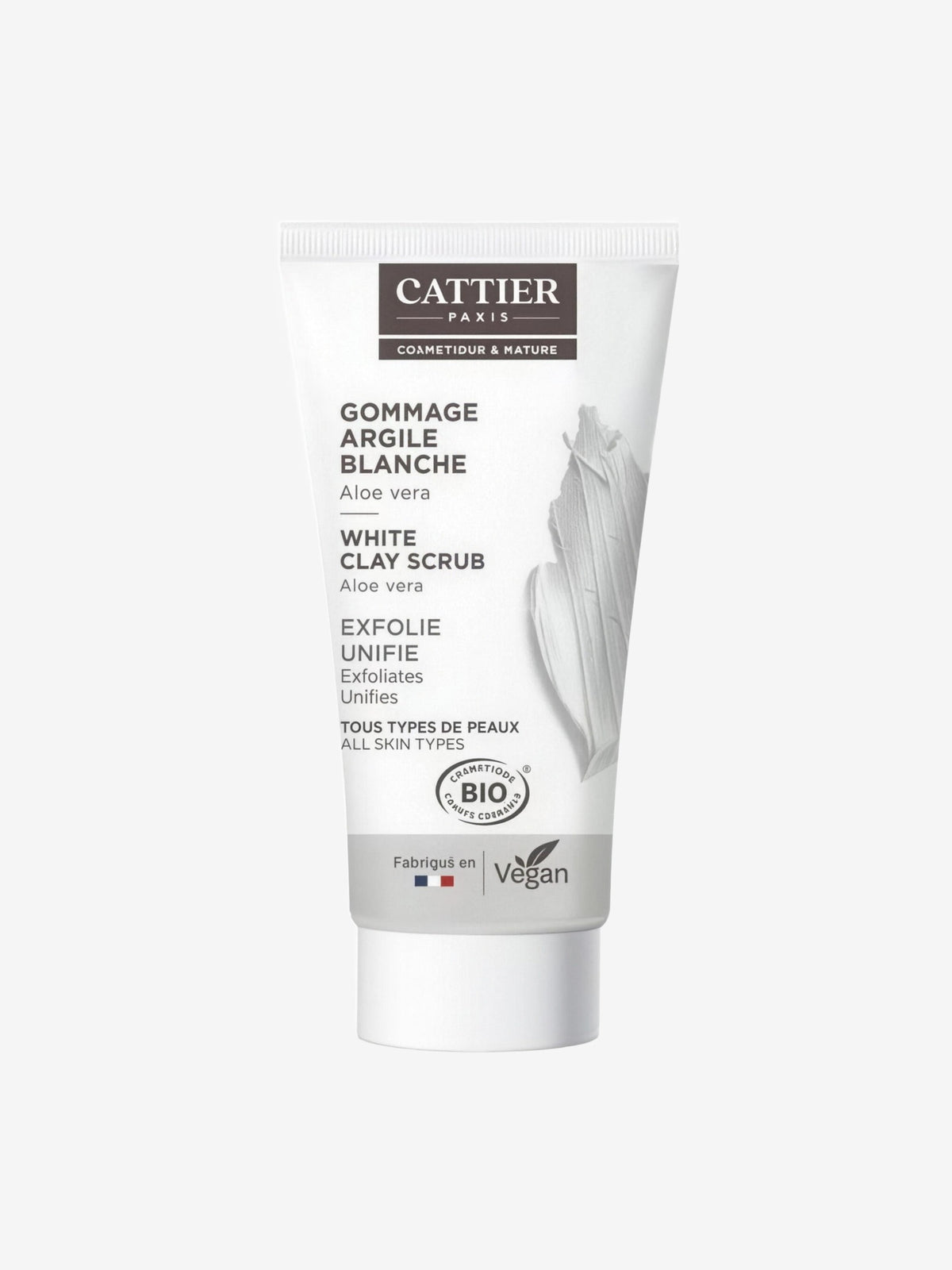 Gommage Argile Blanche 30ml Cattier - Herboristerie de Paris