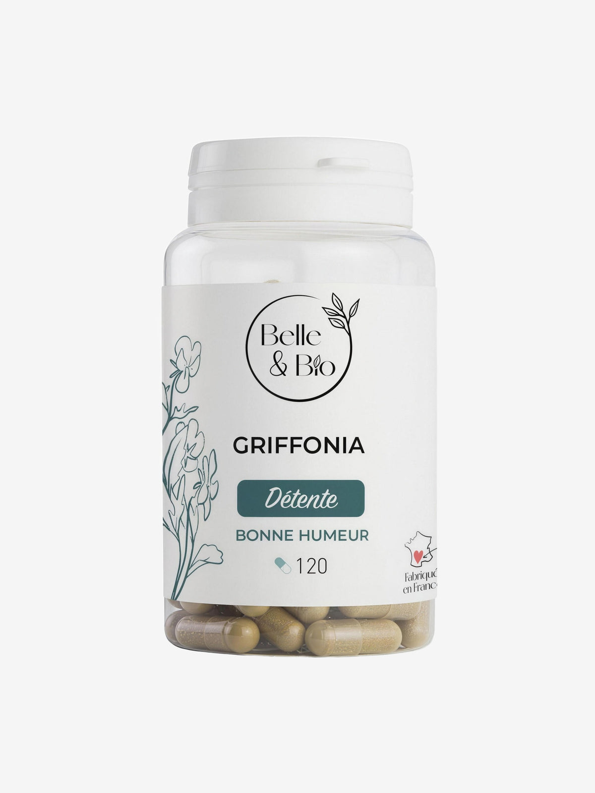 Griffonia simplicifolia naturel 120 gélules Belle et Bio - Herboristerie de Paris