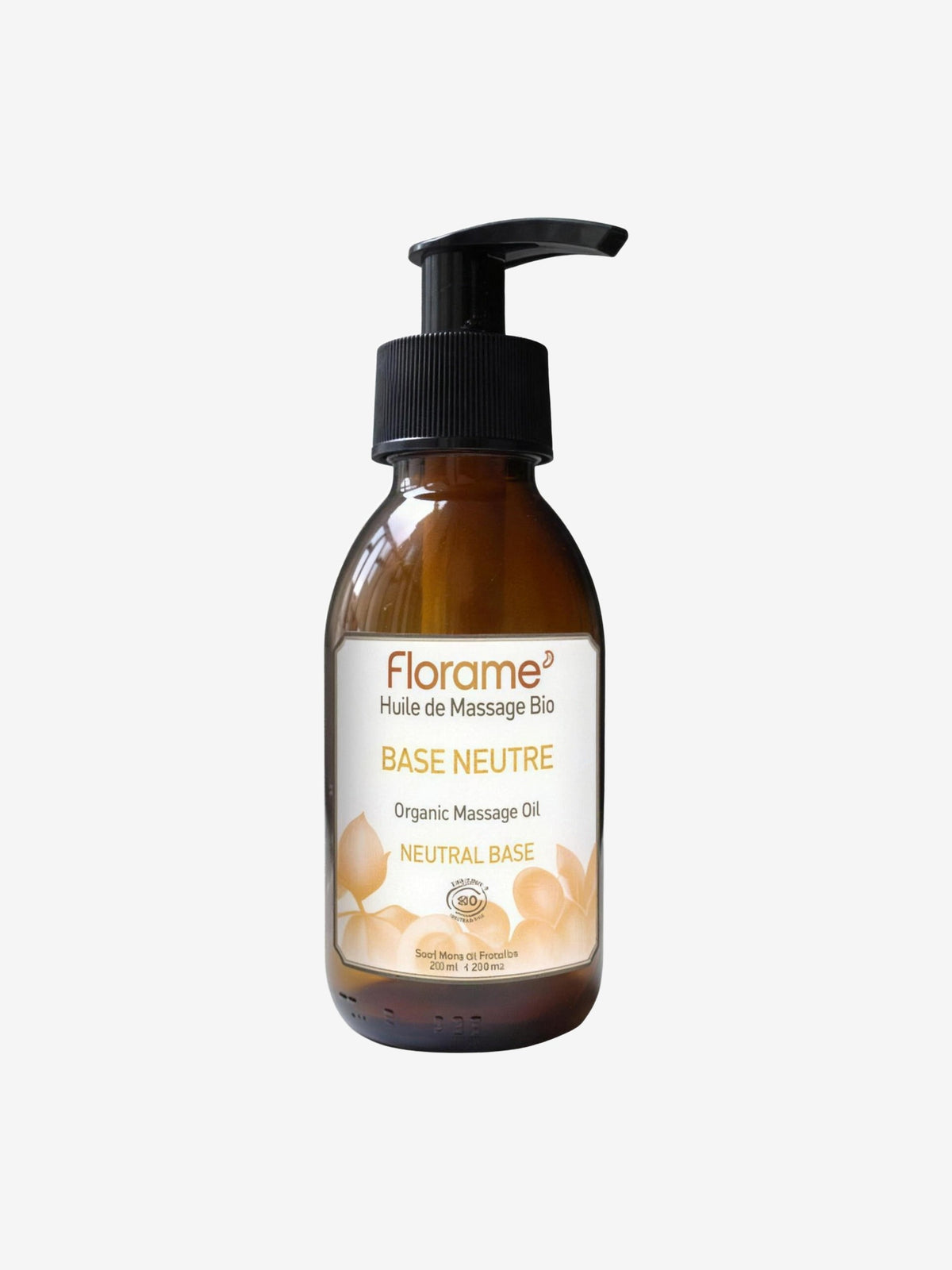 Huile de Massage Base neutre 125ml Florame - Herboristerie de Paris
