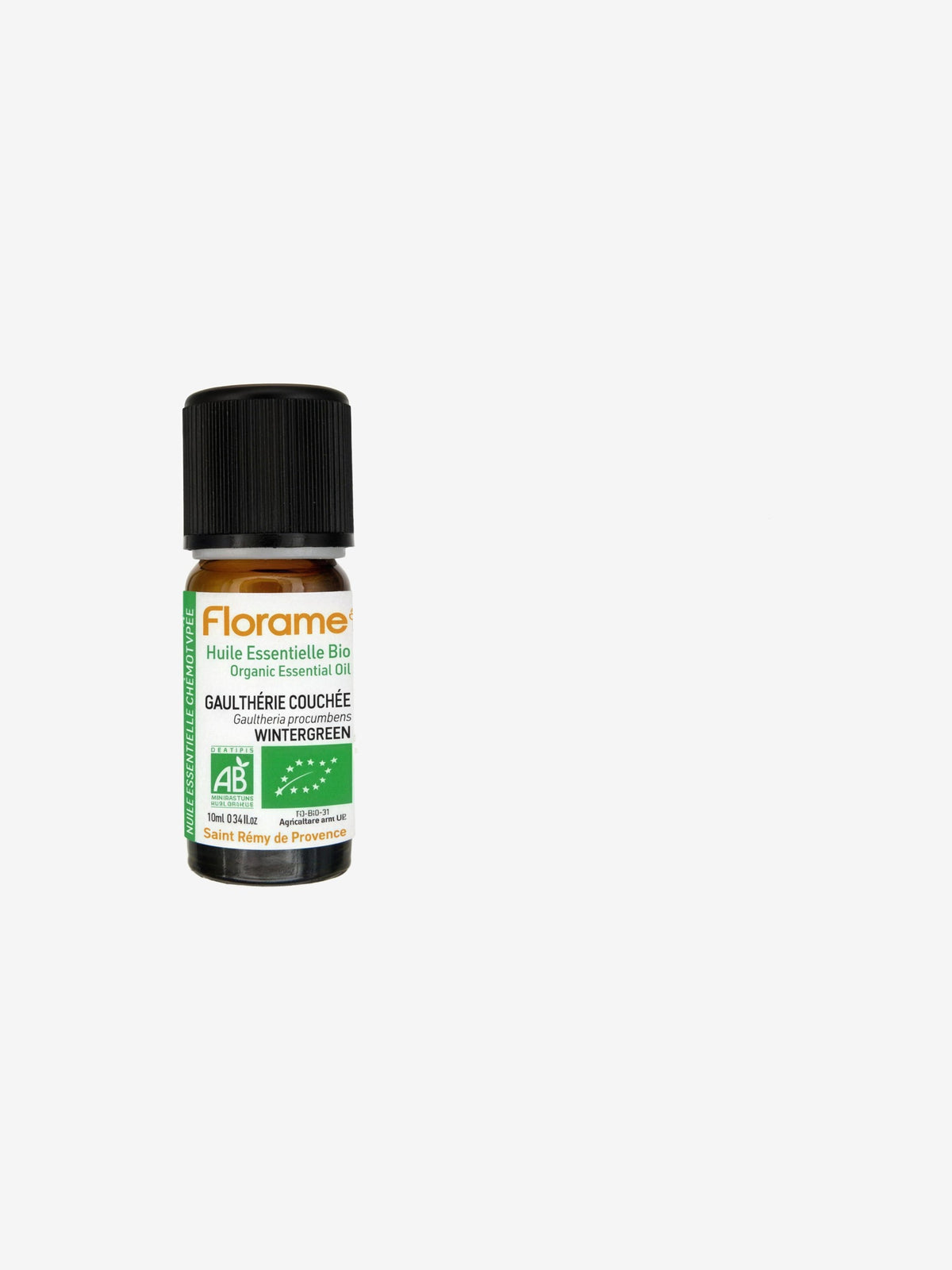 Huile essentielle bio Gaulthérie couchée 10ml Florame - Herboristerie de Paris