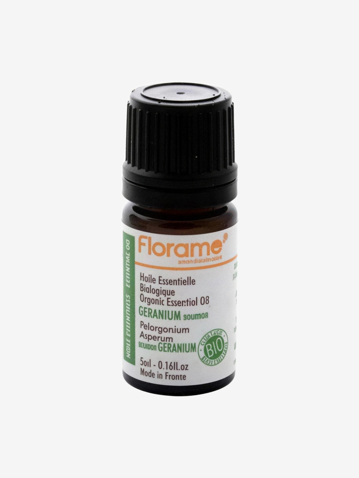 Huile essentielle bio Géranium Bourbon Florame - Herboristerie de Paris