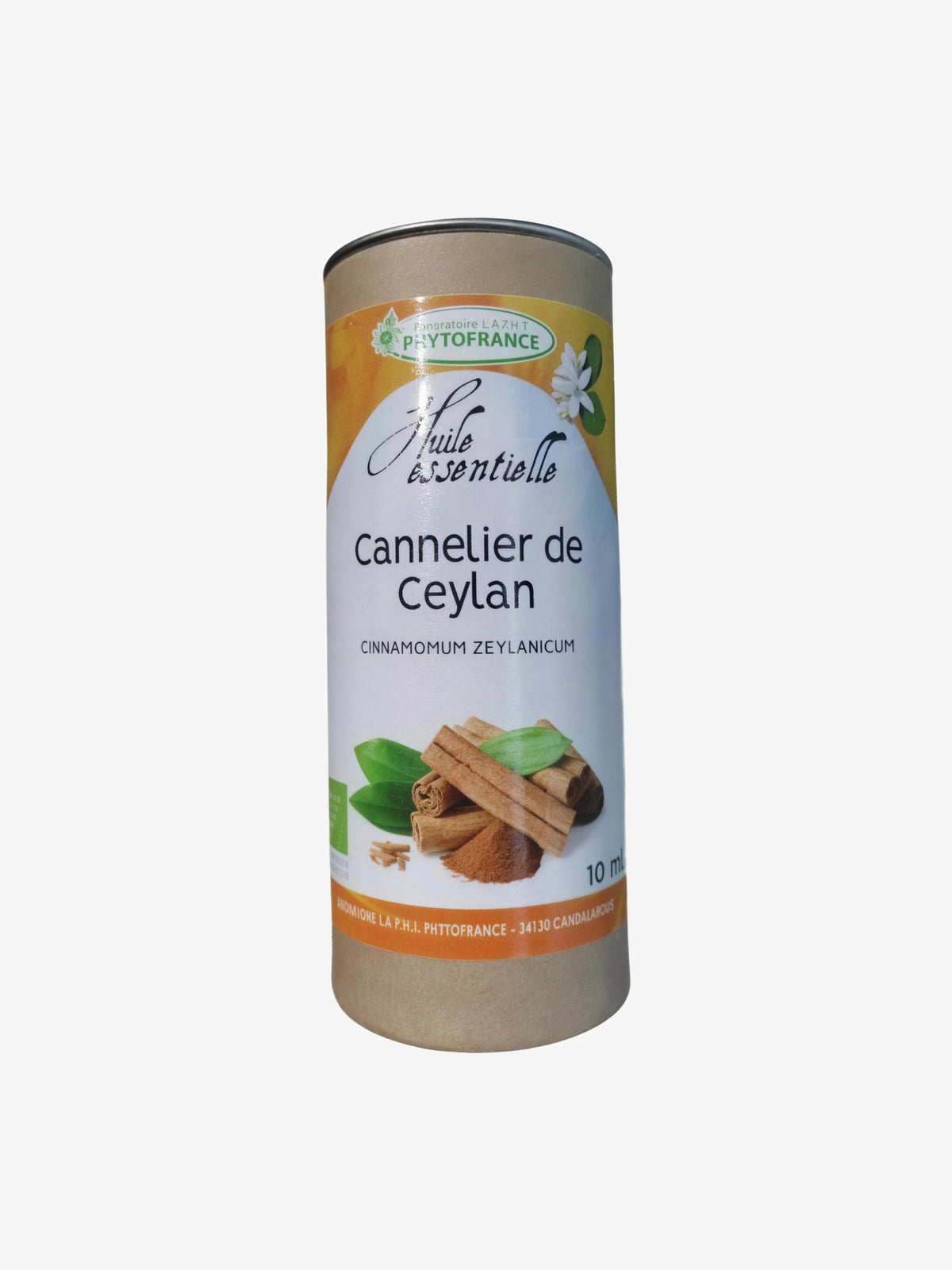Huile essentielle de feuille de Cannelle de Ceylan bio 10ml Phytofrance - Herboristerie de Paris