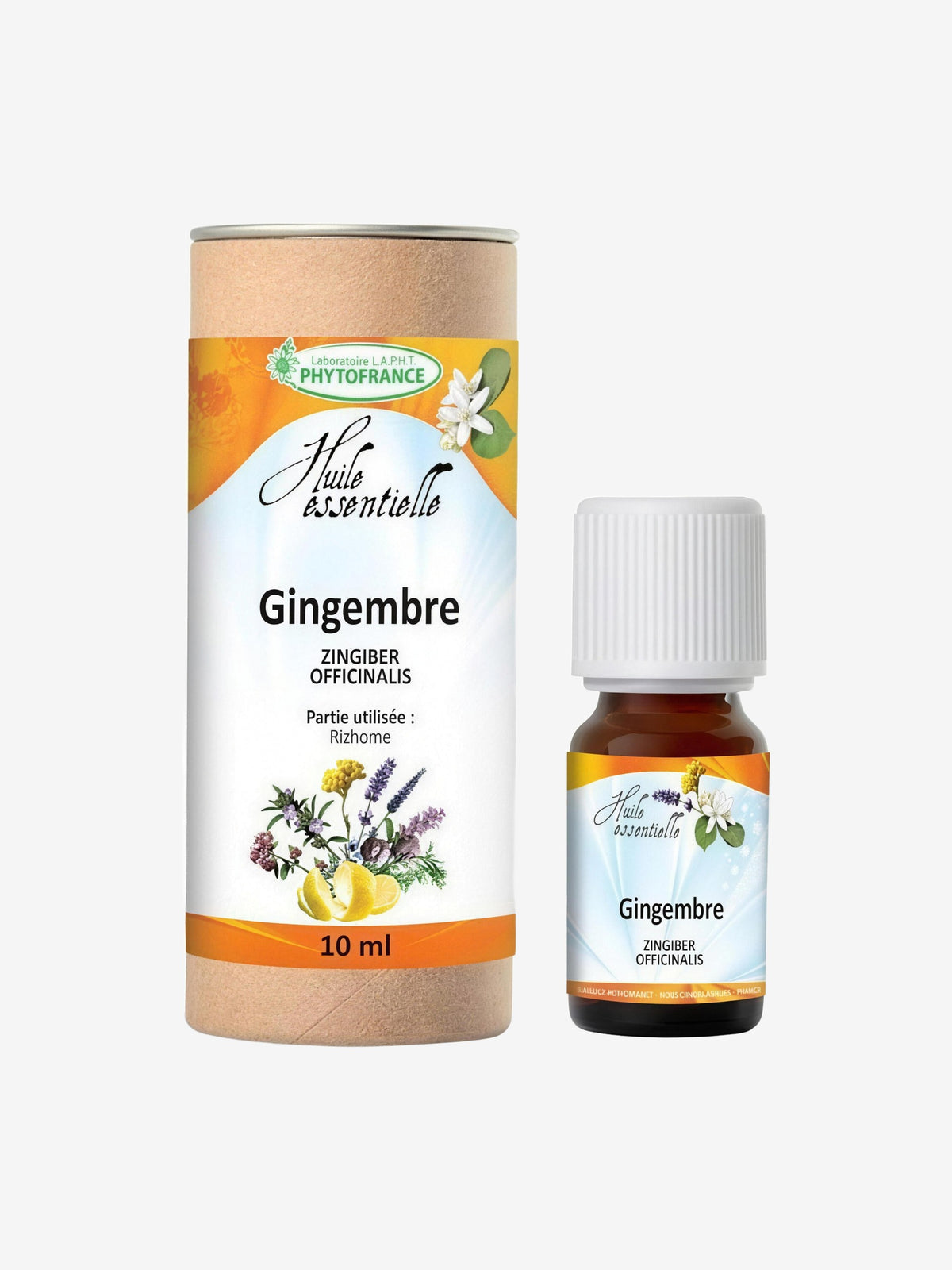 Huile essentielle de Gingembre rhizome Bio 10 ml Phytofrance - Herboristerie de Paris