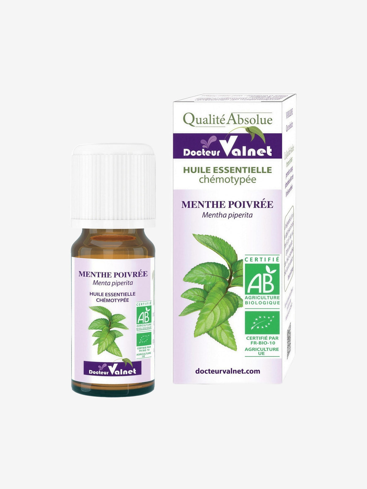 Huile essentielle Menthe poivrée 10ml Dr Valnet - Herboristerie de Paris