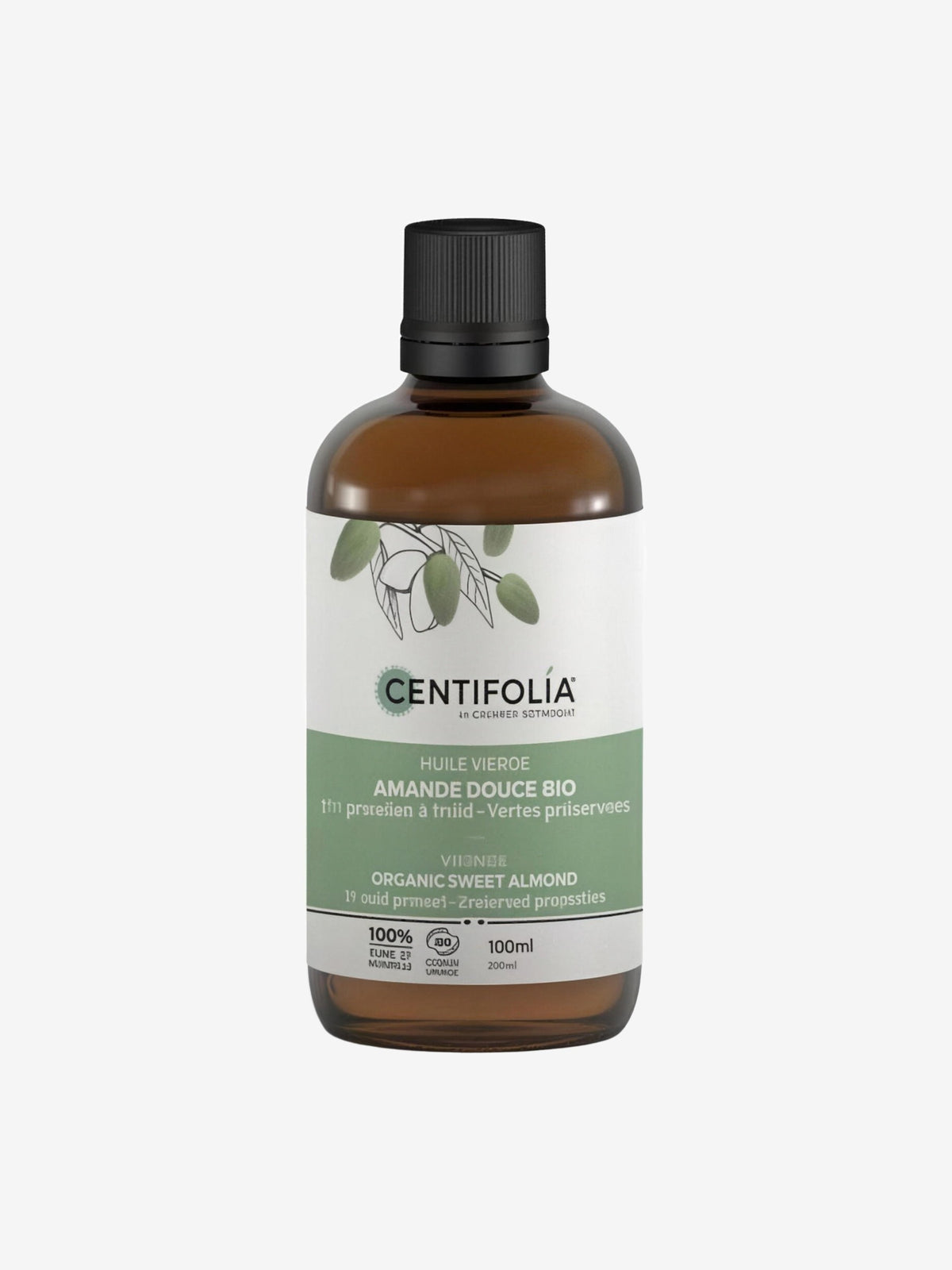 Huile vierge d'Amande douce adoucissante 100ml Centifolia - Herboristerie de Paris