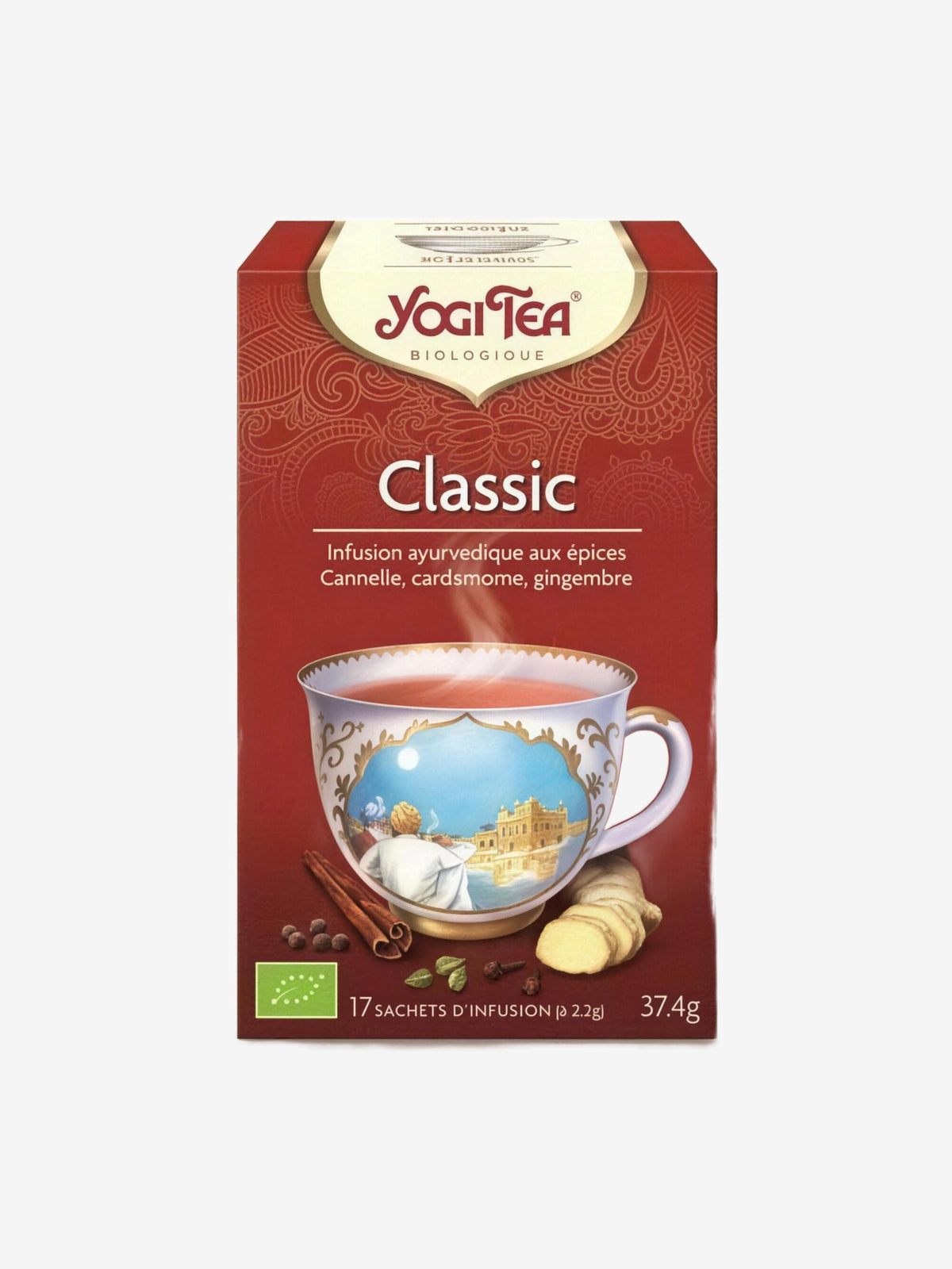 Infusion ayurvédique épicée classic Yogi tea 17 sachets Yogi Tea - Herboristerie de Paris
