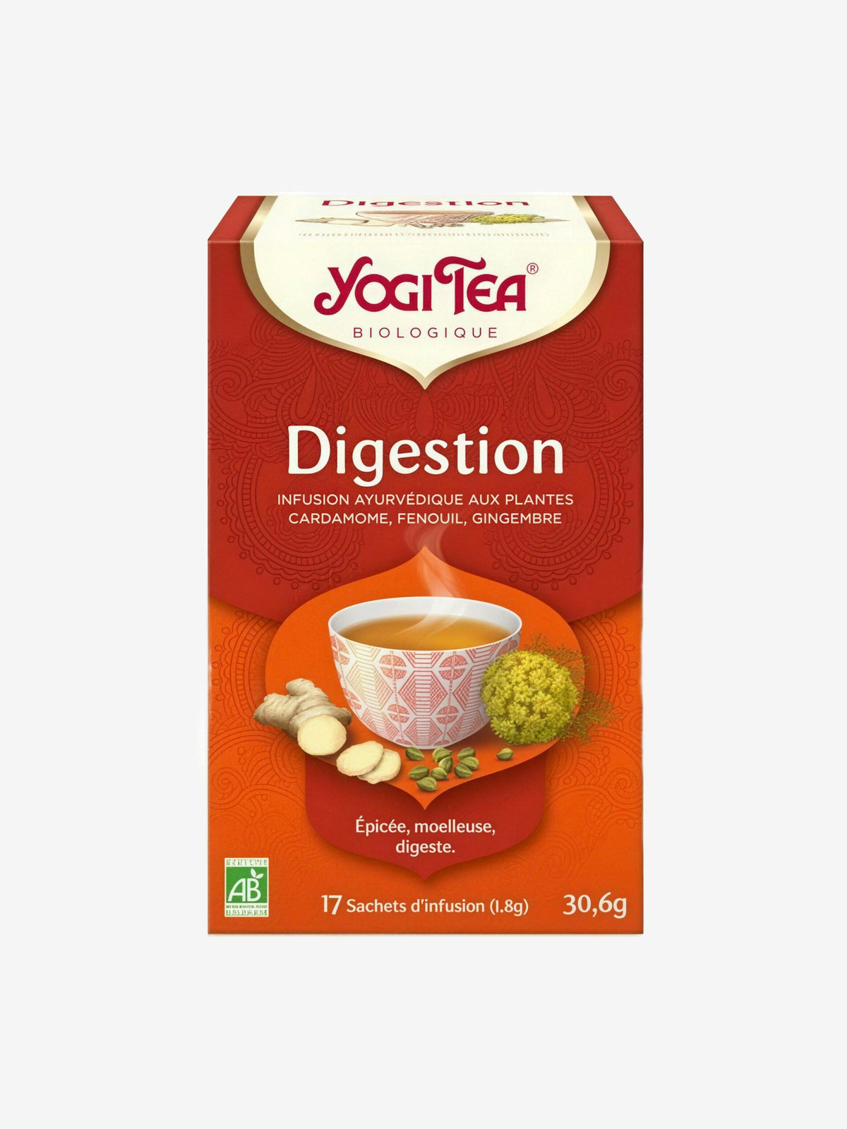 Infusion Digestion 17 infusettes Yogi Tea - Herboristerie de Paris