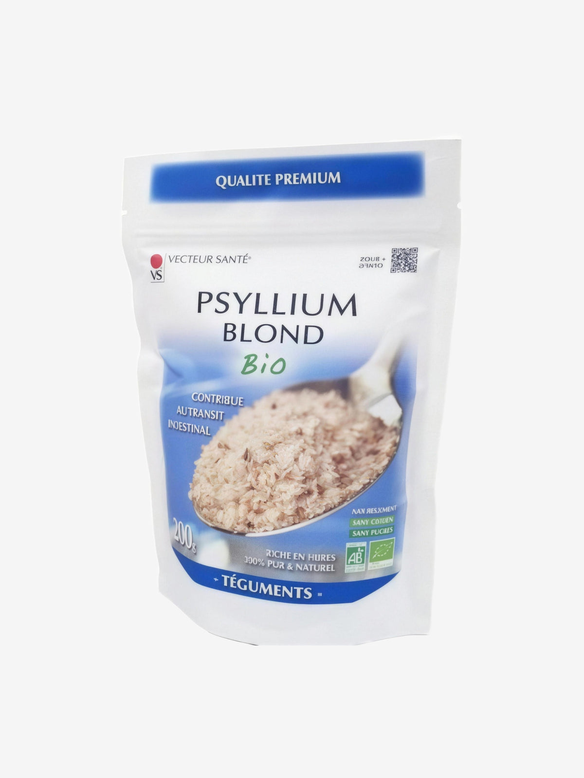 Ispaghul psyllium blond bio Doypack 200 gr Vecteur Santé - Herboristerie de Paris