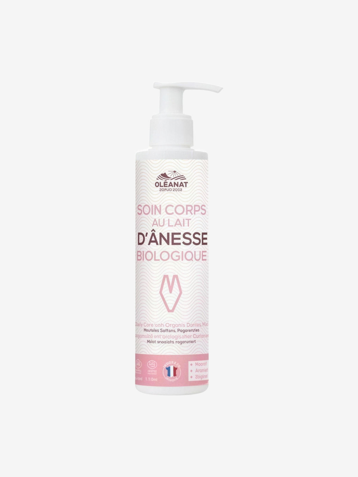 Lait corporel au lait d'ânesse 250ml Oleanat - Herboristerie de Paris