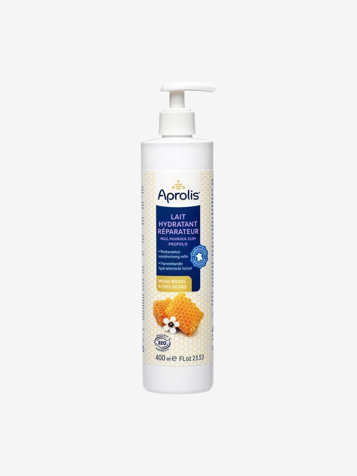 Lait hydratant Réparateur Miel de Manuka et Propolis 400ml Aprolis - Herboristerie de Paris