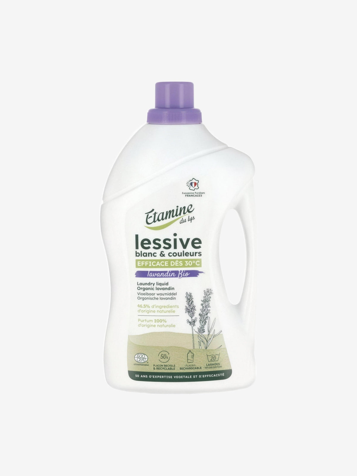 Lessive liquide lavandin 1L Etamine du Lys - Herboristerie de Paris
