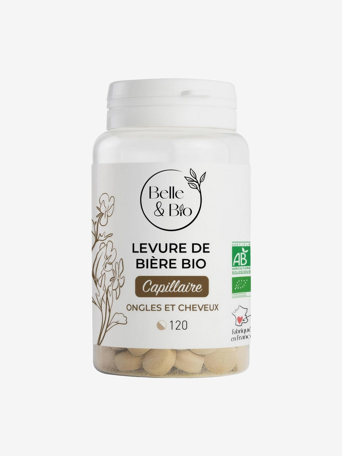 Levure de bière 120 comprimés Belle et Bio - Herboristerie de Paris