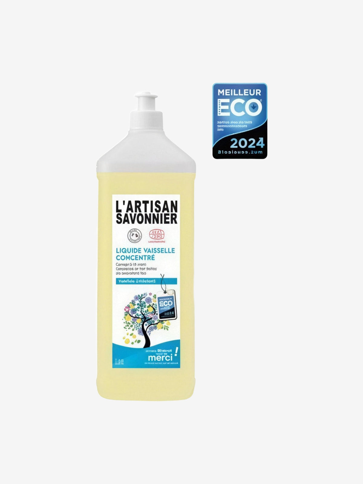 Liquide Vaisselle Concentré au Calendula parfum citronné 500 ml L Artisan Savonnier - Herboristerie de Paris