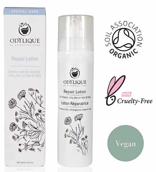 Lotion Réparatrice pour peau irritée, démangeaison visage et corps - Herboristerie de Paris