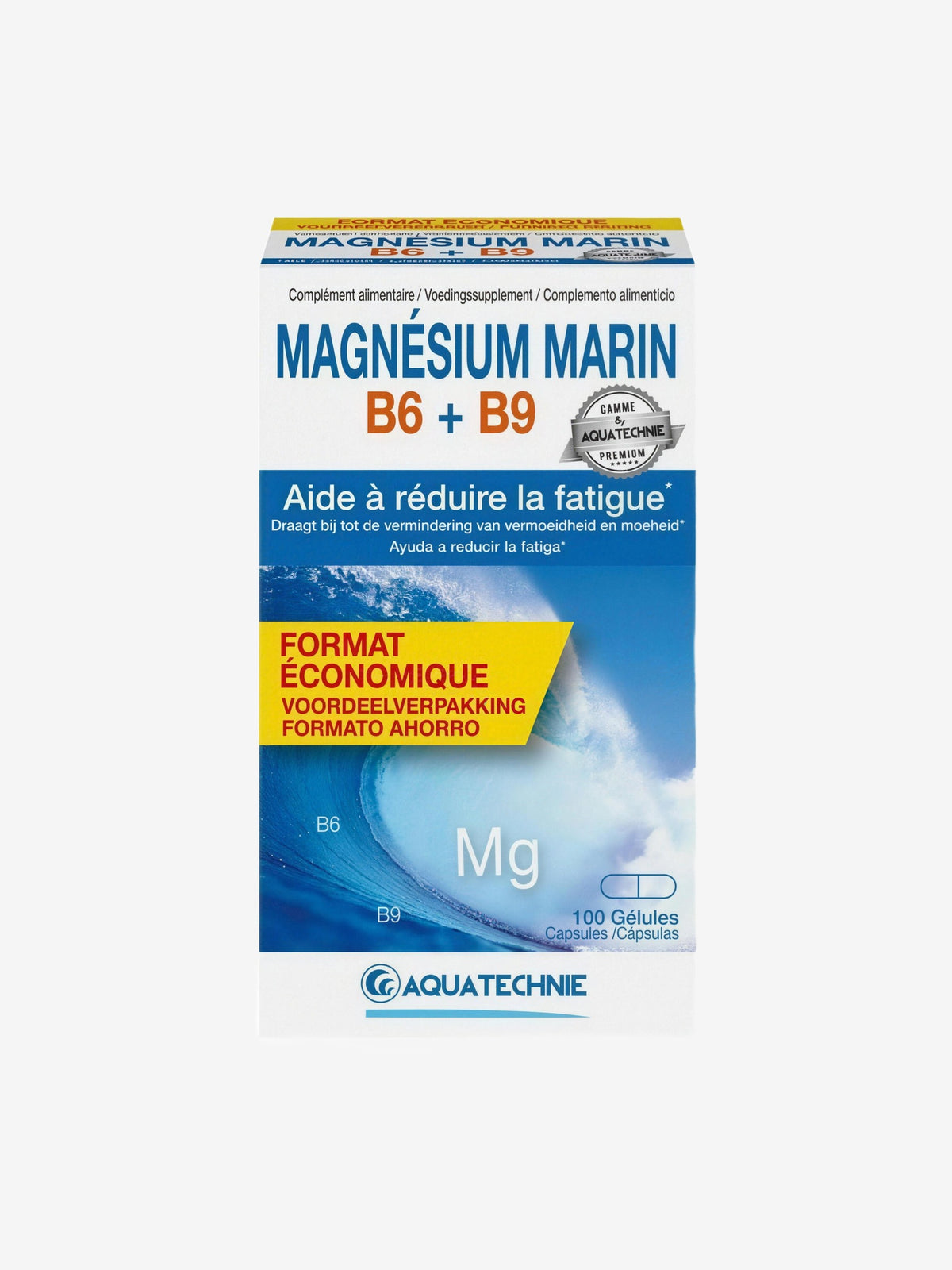 Magnésium Marin B6 Biotechnie 100 gélules Biotechnie - Herboristerie de Paris