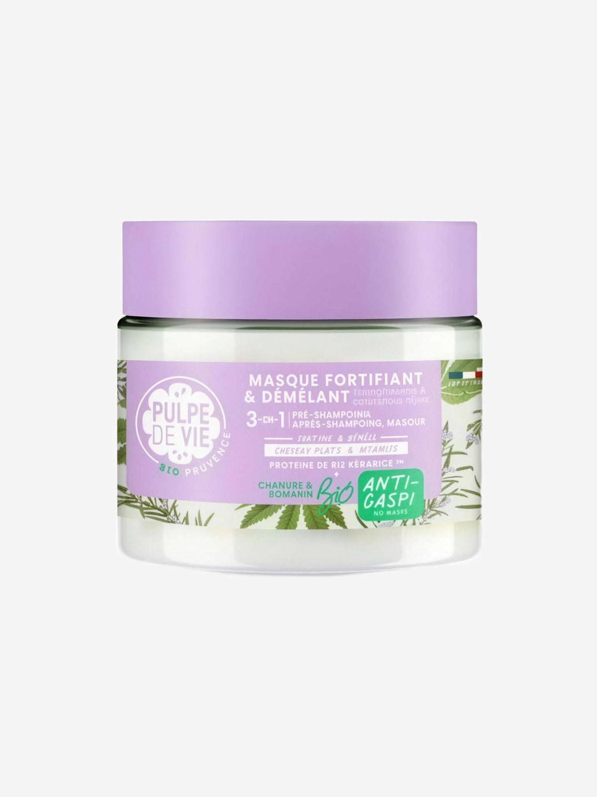 Masque cheveux 3 en 1 fortifiant et démélant 300ml Pulpe De Vie - Herboristerie de Paris