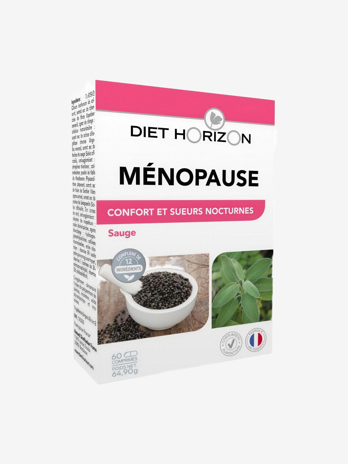 Ménopause 60 comprimés Diet Horizon - Herboristerie de Paris