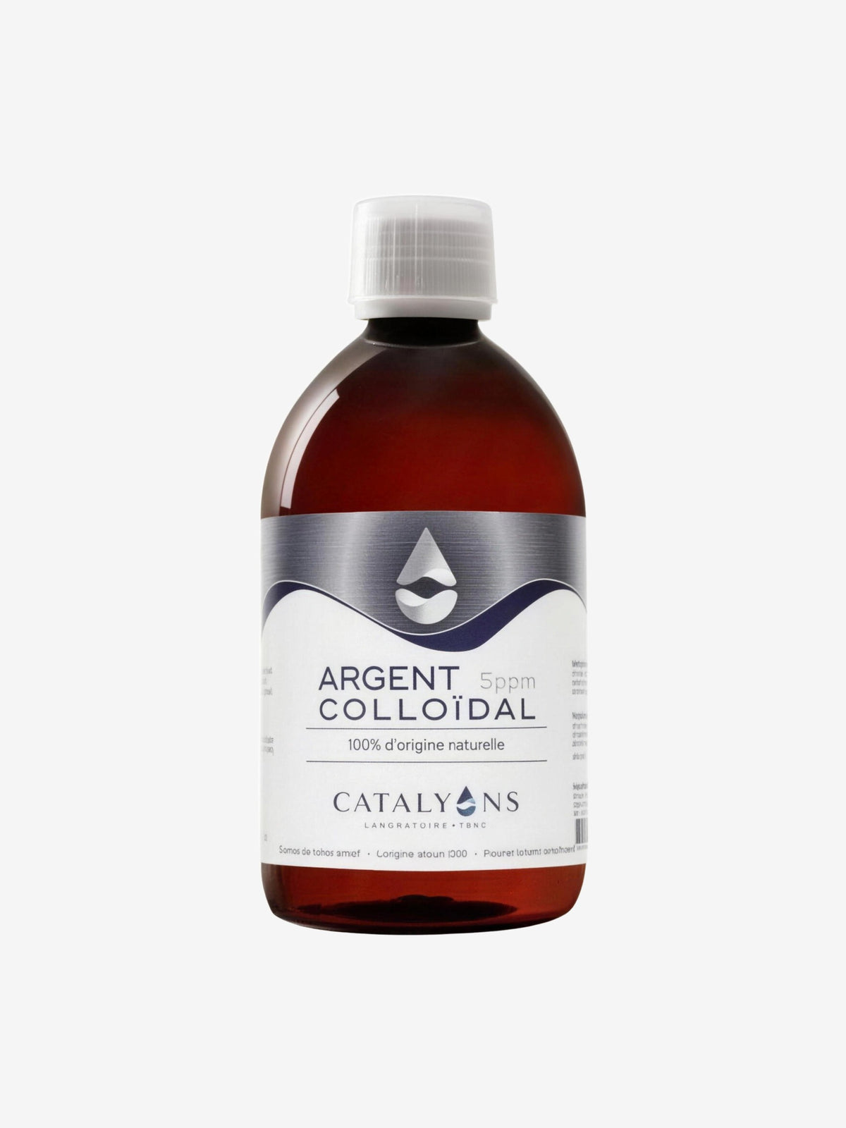 Oligo element Argent colloidal 5 PPM 500 ml Catalyons - Herboristerie de Paris