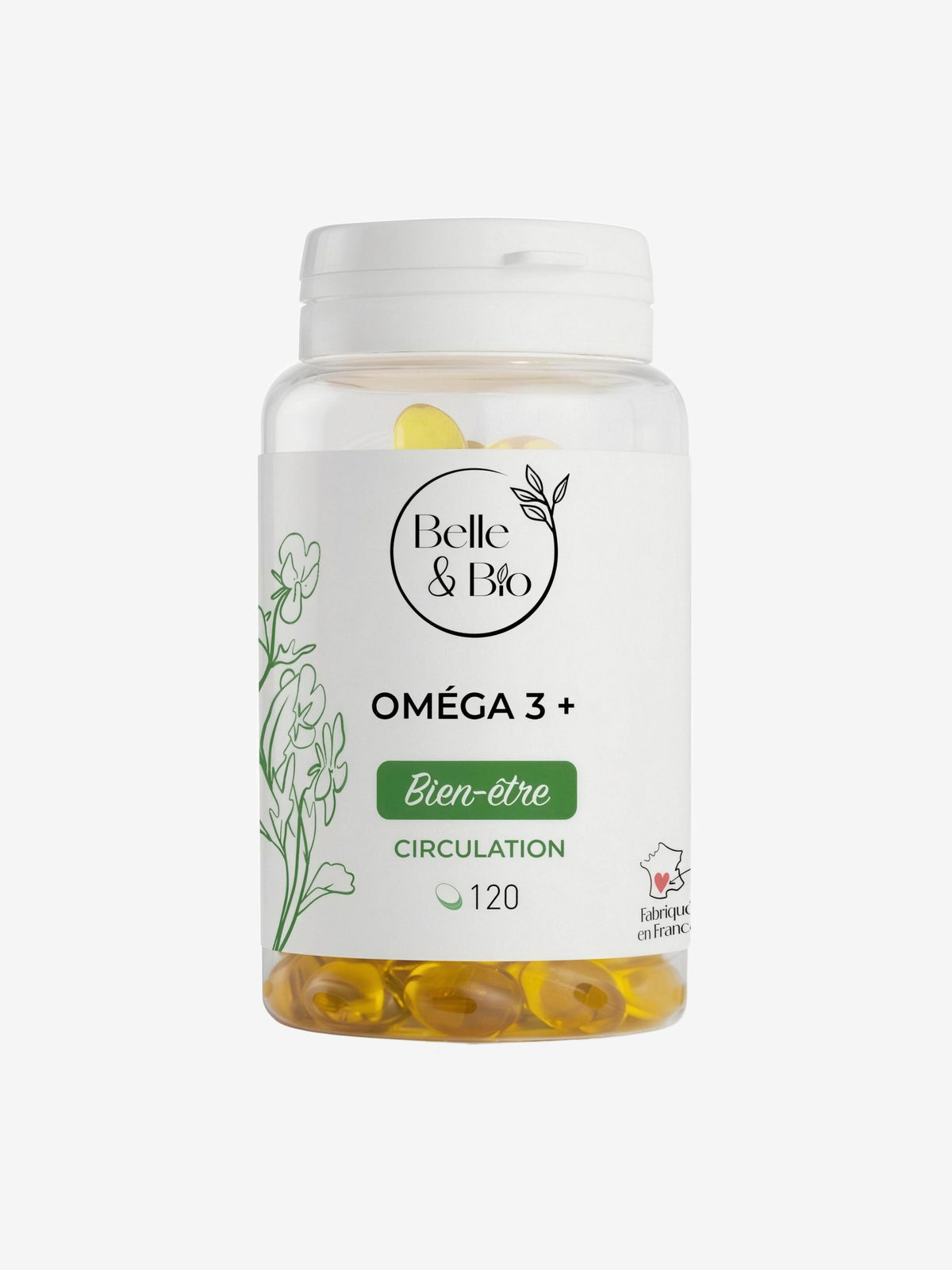 Oméga 3 120 capsules Belle et Bio - Herboristerie de Paris