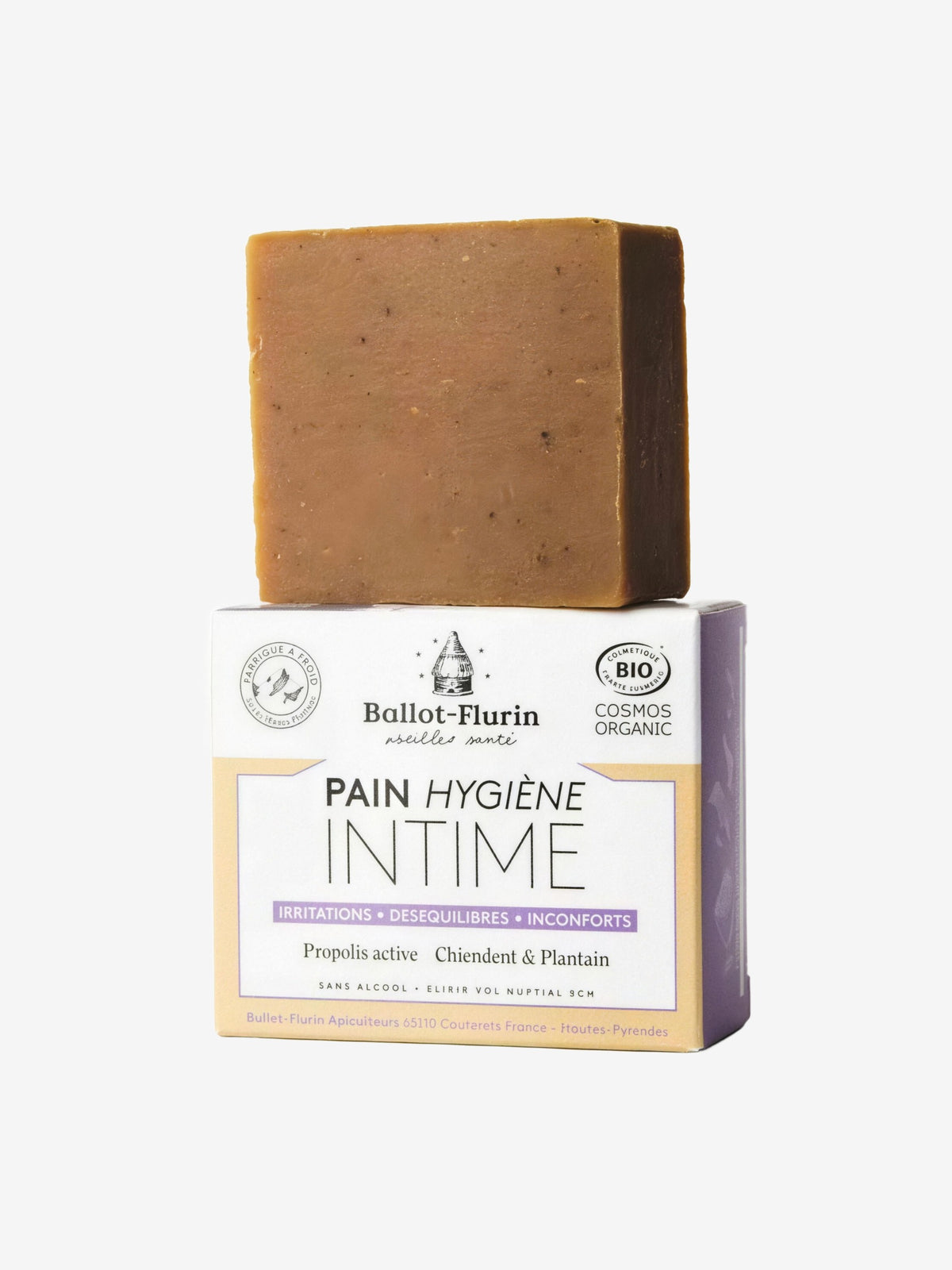 Pain Hygiène Intime 100 gr Ballot Flurin - Herboristerie de Paris